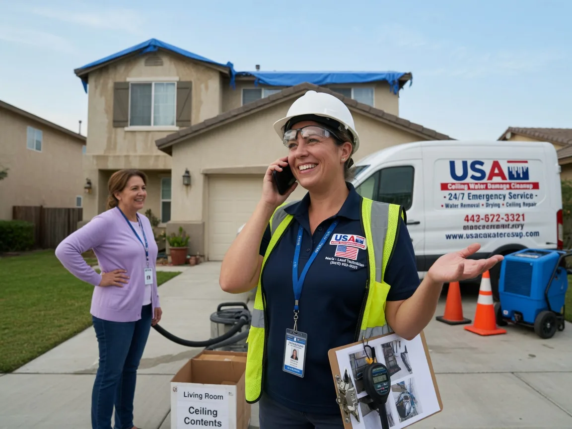 Ceiling Water Damage Restoration Woodland, CA FAQs